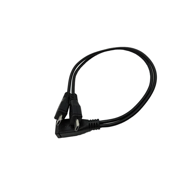 Micro USB Female To 2 Micro USB Splitter Cable