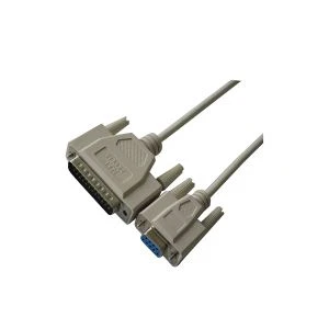 DB9 Male до DB25 Male Null Modem Cable